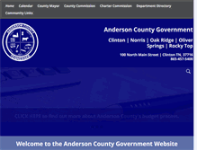 Tablet Screenshot of andersontn.org